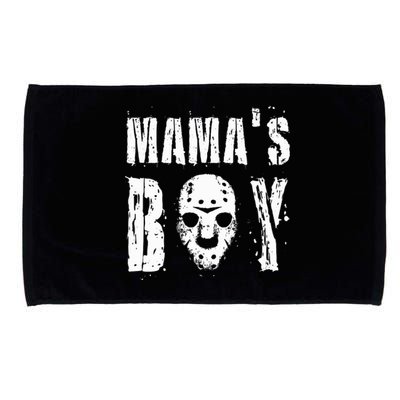 Mama's Boy Jason Hockey Mask Halloween Horror Movie Face Microfiber Hand Towel