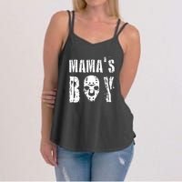 Mama's Boy Jason Hockey Mask Halloween Horror Movie Face Women's Strappy Tank