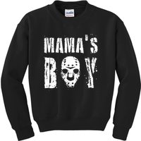 Mama's Boy Jason Hockey Mask Halloween Horror Movie Face Kids Sweatshirt