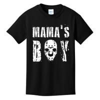 Mama's Boy Jason Hockey Mask Halloween Horror Movie Face Kids T-Shirt