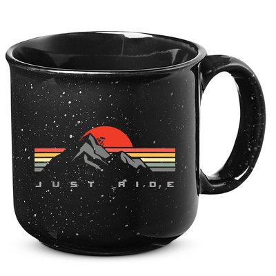 Mountain Bike Just Ride Downhill MTB Vintage Mountain Biker 15oz Campfire Ceramic Mug