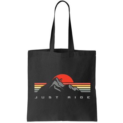 Mountain Bike Just Ride Downhill MTB Vintage Mountain Biker Bag