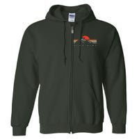 Mountain Bike Just Ride Downhill MTB Vintage Mountain Biker Full Zip Hoodie