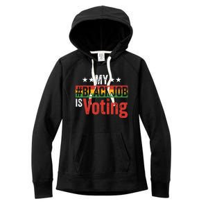 My Black Job Is Voting Women's Fleece Hoodie