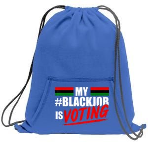 My Black Job Is Voting Sweatshirt Cinch Pack Bag