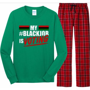 My Black Job Is Voting Long Sleeve Pajama Set