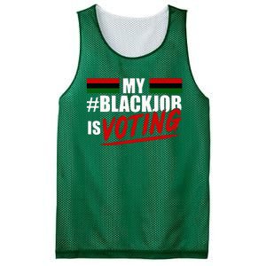 My Black Job Is Voting Mesh Reversible Basketball Jersey Tank