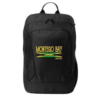 Montego Bay Jamaica Jamaican Flag Gift Souvenir City Backpack