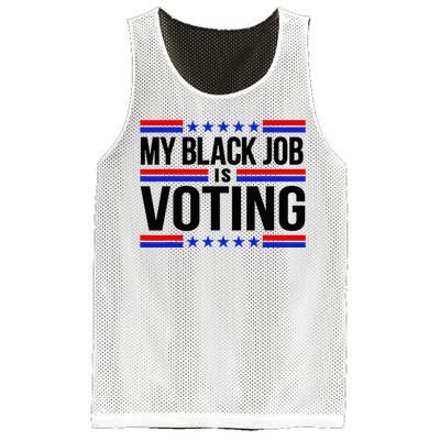 My Black Job Is Voting America Usa Biden 2024 Mesh Reversible Basketball Jersey Tank