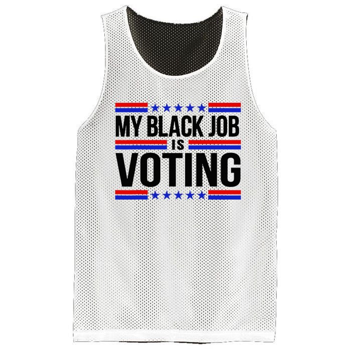 My Black Job Is Voting America Usa Biden 2024 Mesh Reversible Basketball Jersey Tank