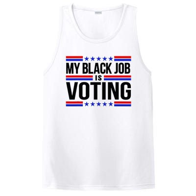 My Black Job Is Voting America Usa Biden 2024 PosiCharge Competitor Tank