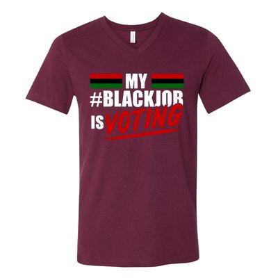 My Black Job Is Voting V-Neck T-Shirt