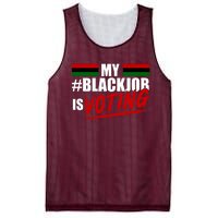 My Black Job Is Voting Mesh Reversible Basketball Jersey Tank