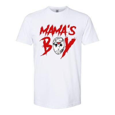 Mama’S Boy Jason Mask Halloween Mama’S Boy Halloween Softstyle® CVC T-Shirt