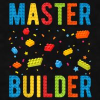 Master Builder Building Blocks Brick Builder Ladies PosiCharge Tri-Blend Wicking Tank