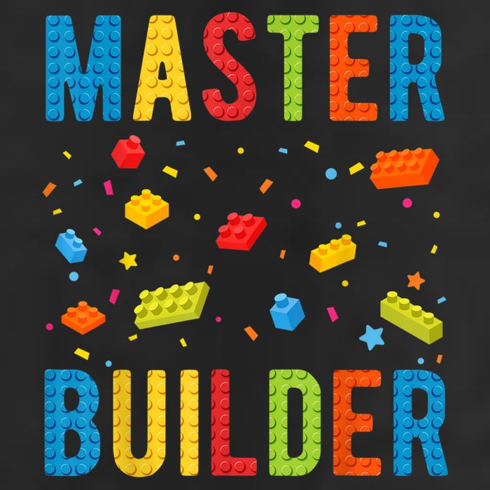 Master Builder Building Blocks Brick Builder Garment-Dyed Heavyweight T-Shirt
