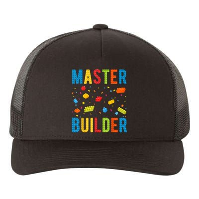 Master Builder Building Blocks Brick Builder Yupoong Adult 5-Panel Trucker Hat