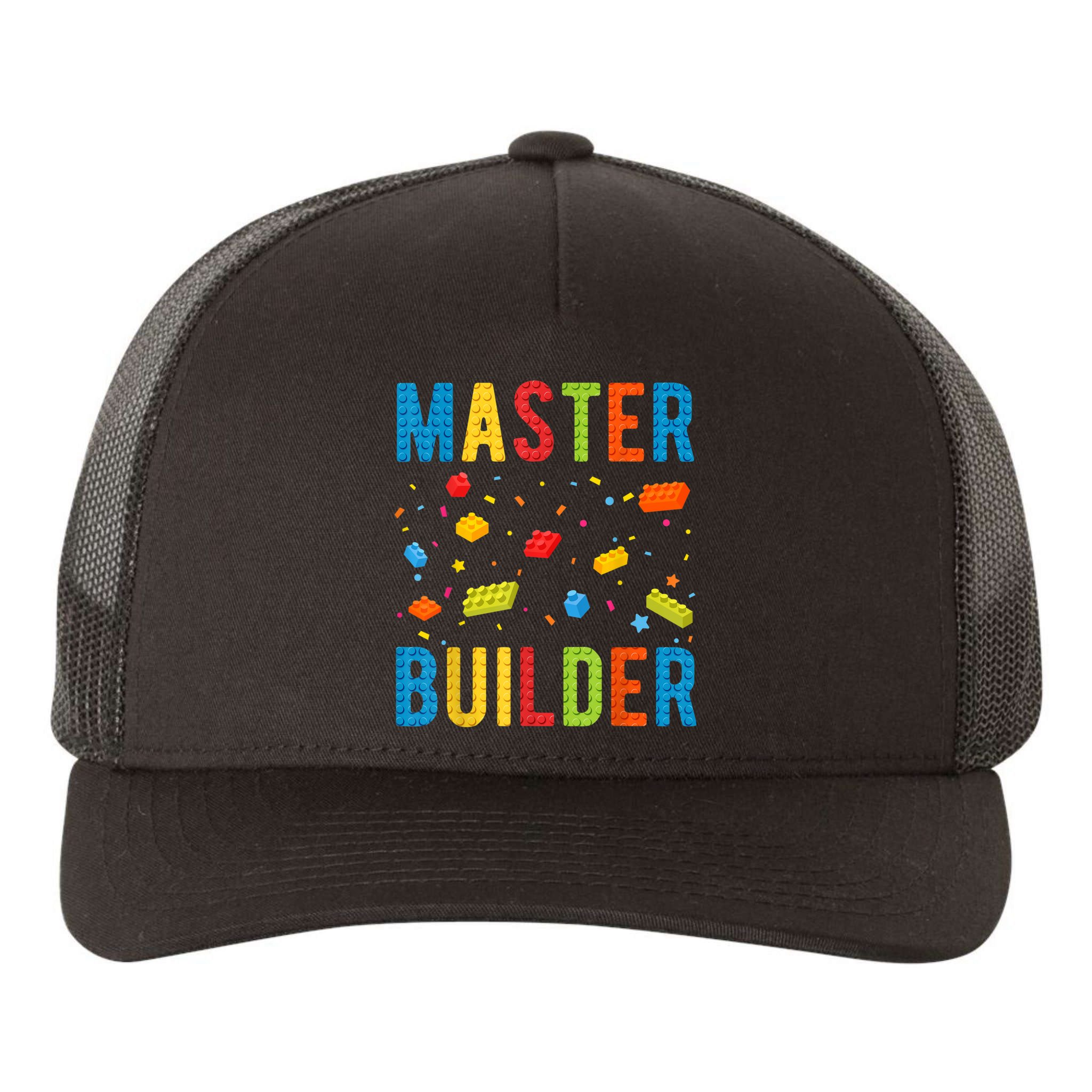 Master Builder Building Blocks Brick Builder Yupoong Adult 5-Panel Trucker Hat
