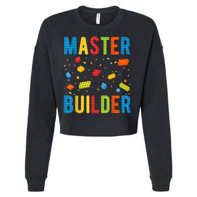 Master Builder Building Blocks Brick Builder Cropped Pullover Crew