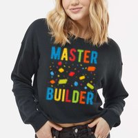 Master Builder Building Blocks Brick Builder Cropped Pullover Crew