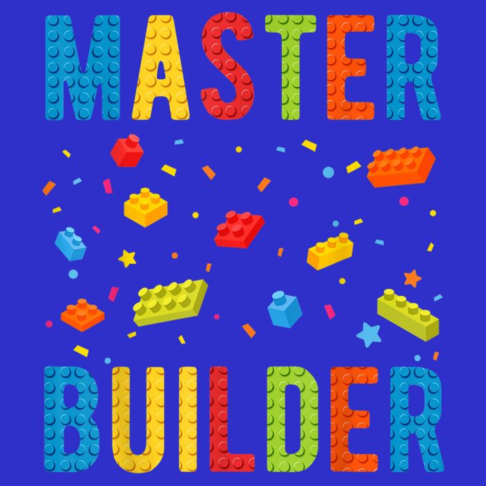 Master Builder Kids Building Blocks Brick Builder Poster
