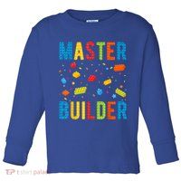 Master Builder Building Blocks Brick Builder Toddler Long Sleeve Shirt