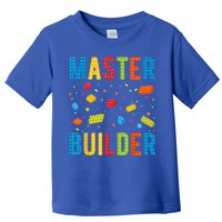 Master Builder Building Blocks Brick Builder Toddler T-Shirt