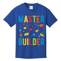 Master Builder Building Blocks Brick Builder Kids T-Shirt