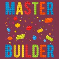 Master Builder Building Blocks Brick Builder 16oz Travel Tumbler