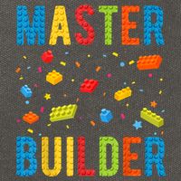 Master Builder Building Blocks Brick Builder Cotton Canvas Backpack