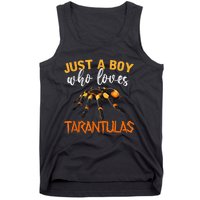 Men Boys Kids Just A Boy Who Loves Tarantulas Spider Tank Top