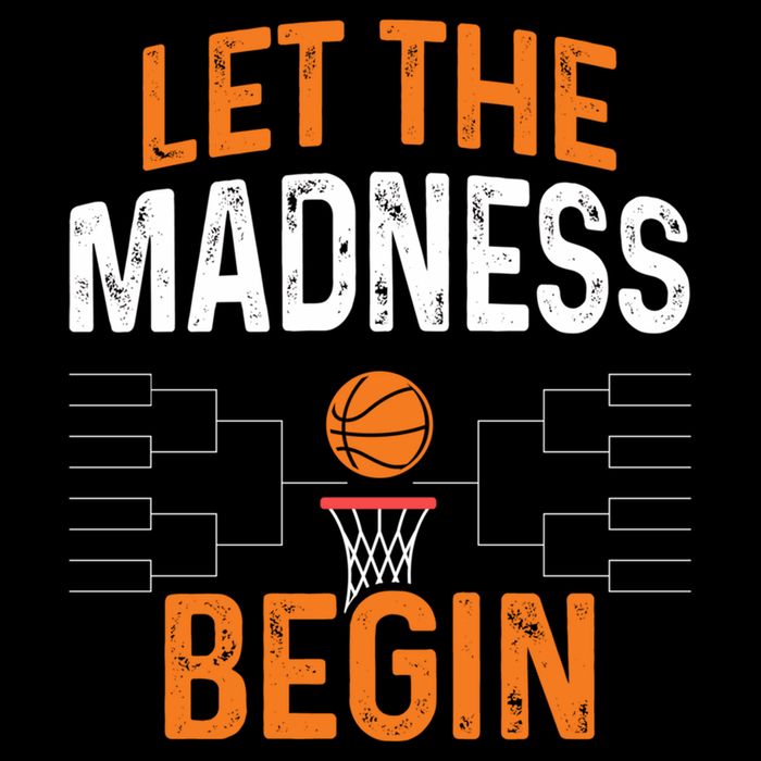 March Basketball Let The Madness Begin Funny Bracket Party Meaningful Gift Backpack