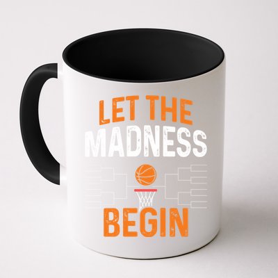 March Basketball Let The Madness Begin Funny Bracket Party Meaningful Gift Mug