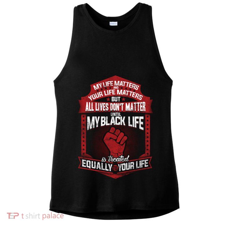 My Black Life Matter Gift Ladies PosiCharge Tri-Blend Wicking Tank