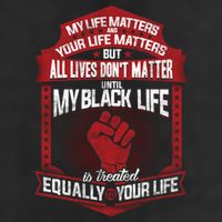My Black Life Matter Gift 7 Panel Mesh Trucker Snapback Hat