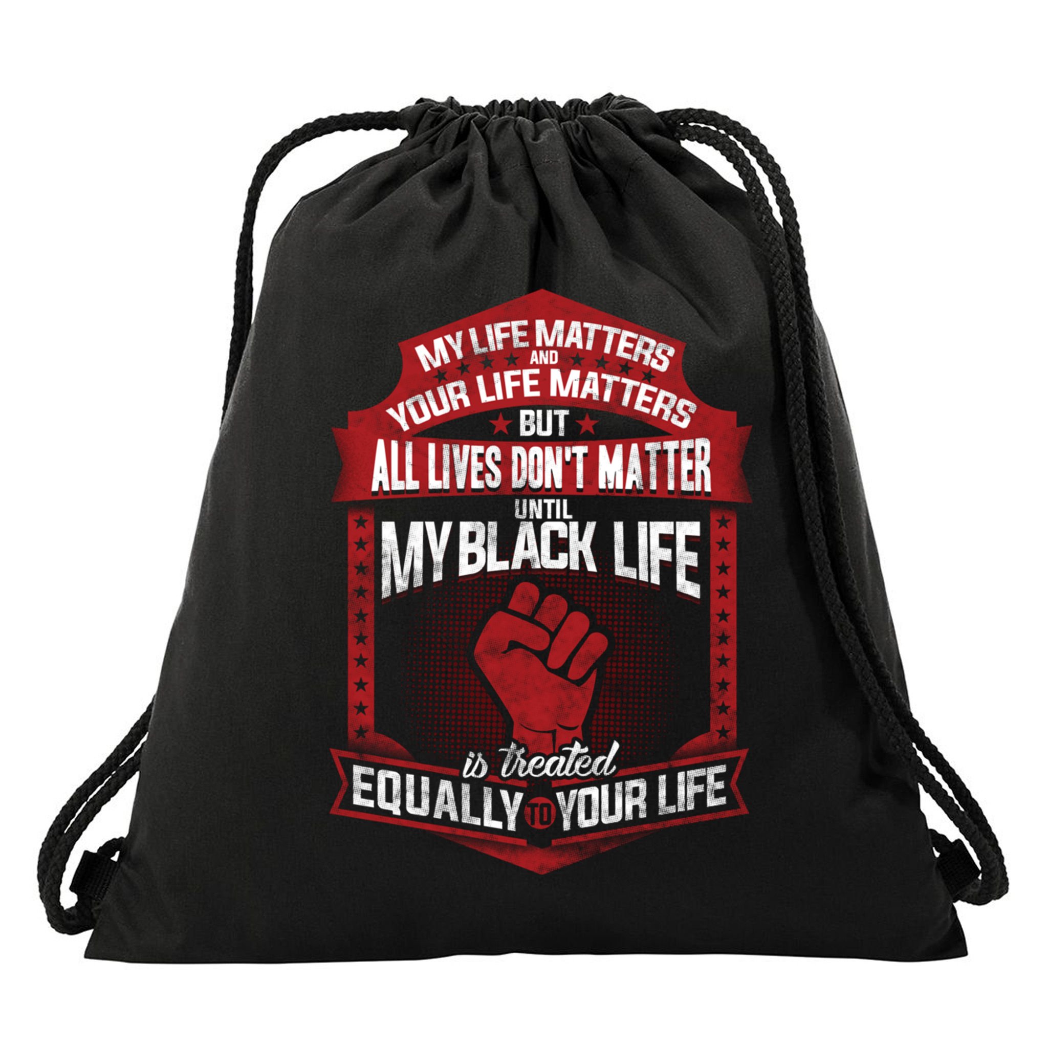 My Black Life Matter Gift Drawstring Bag