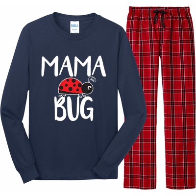 Mama Bug Ladybug Mom Funny Long Sleeve Pajama Set