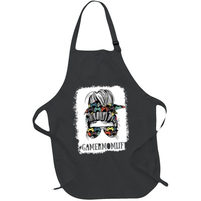Messy Bun Life Of A Gamer Mom Mothers Day Gaming Mother Apron