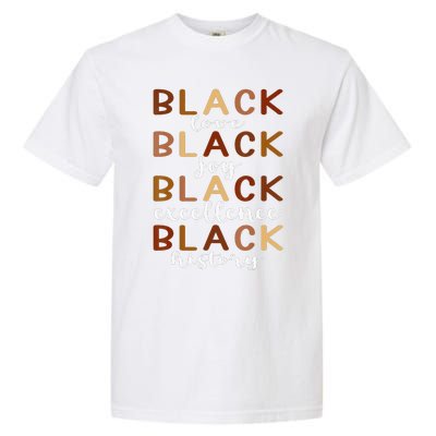 Melanin Black Love Joy Pride History Excellence Month Garment-Dyed Heavyweight T-Shirt