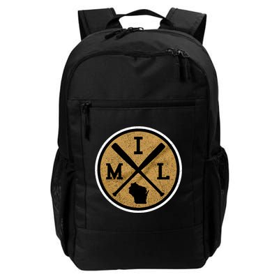 Milwaukee Baseball Lover Baseball Player Retro Sporty Backpack