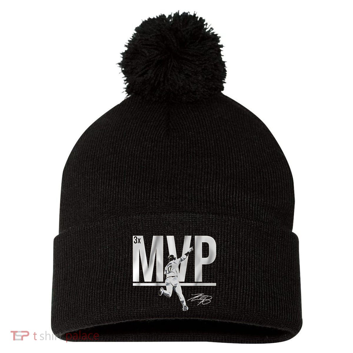 Mvp Baseball Lover Team Pom Pom 12in Knit Beanie