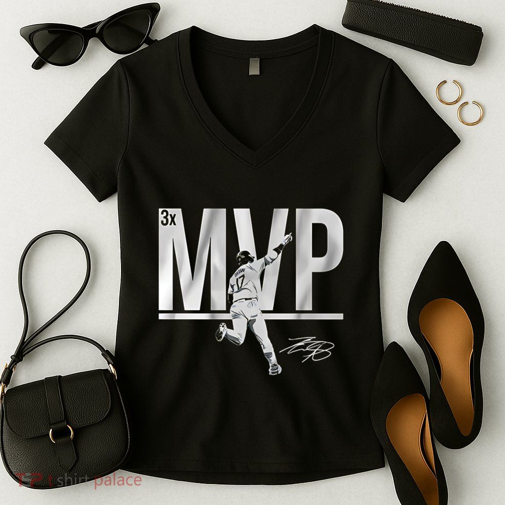 Mvp Baseball Lover Team Women's V-Neck T-Shirt