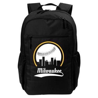 Milwaukee Baseball Lover Baseball Player Retro Sporty Backpack