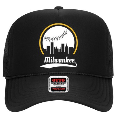Milwaukee Baseball Lover Baseball Player Retro Sporty Hat