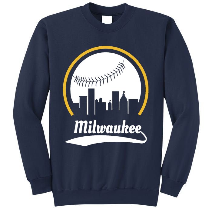 Milwaukee Baseball Lover Baseball Player Retro Sporty Sweatshirt