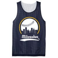 Milwaukee Baseball Lover Baseball Player Retro Sporty Mesh Reversible Basketball Jersey Tank