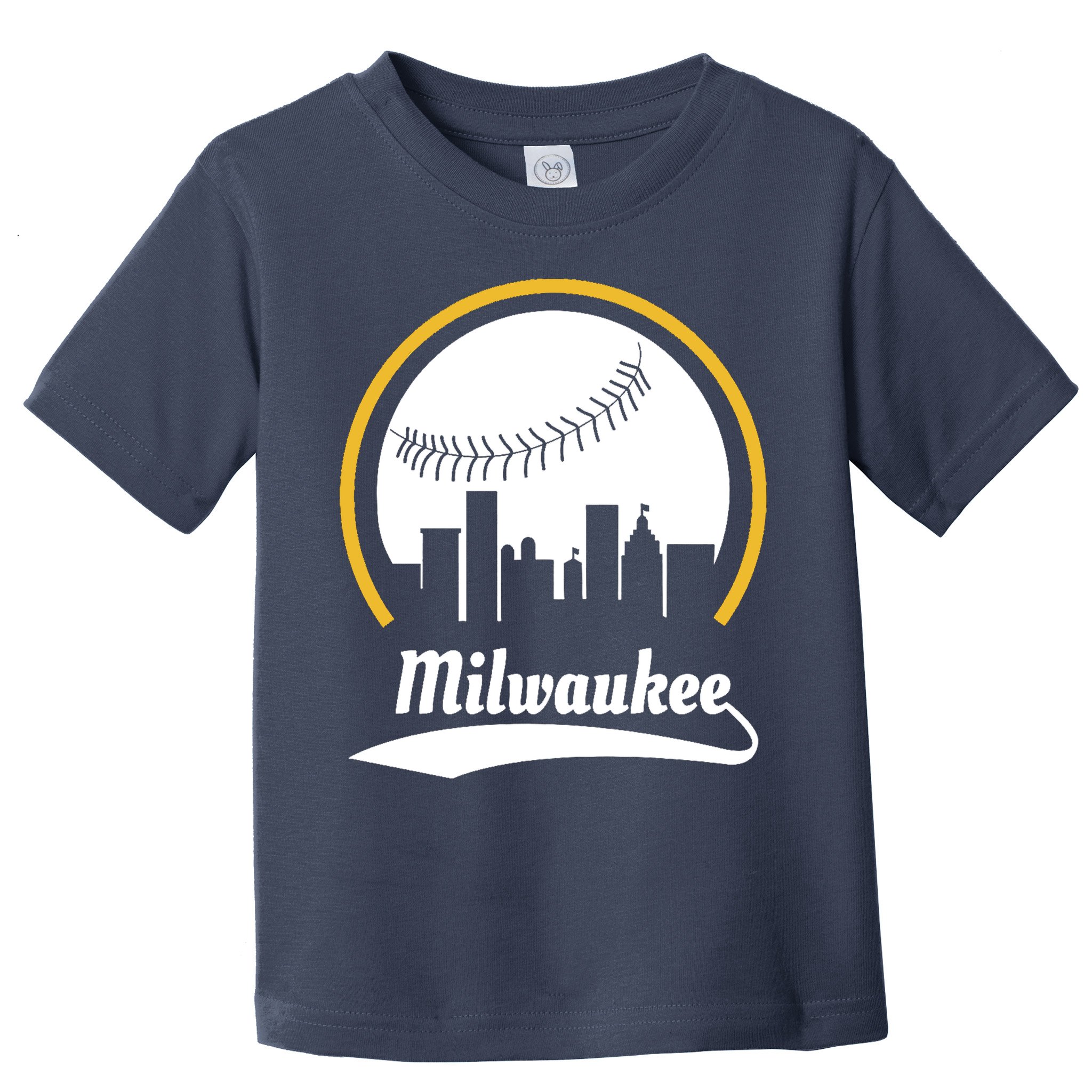 Milwaukee Baseball Lover Baseball Player Retro Sporty Toddler T-Shirt