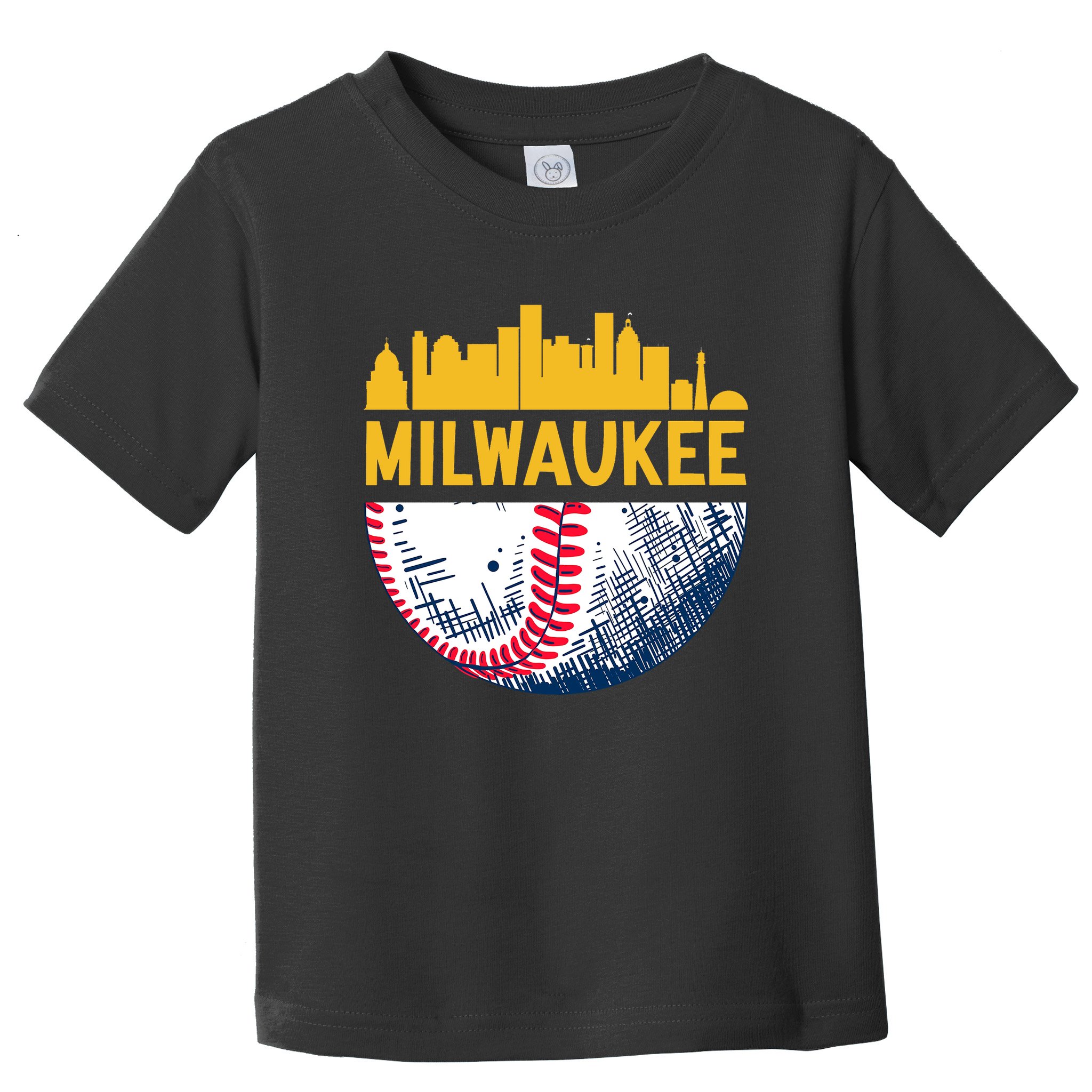 Milwaukee Baseball Lover Baseball Player Retro Sporty Toddler T-Shirt