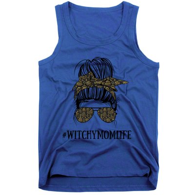 Messy Bun Life Of A Witch Mom Witchy Wiccan And Pagan Gift Tank Top