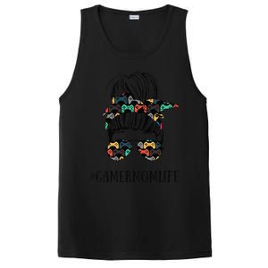 Messy Bun Life Of A Gamer Mom MotherS Day Gaming Mother PosiCharge Competitor Tank